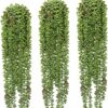 3 Pc Artificial Hanging Succulents - String of Pearls Decor