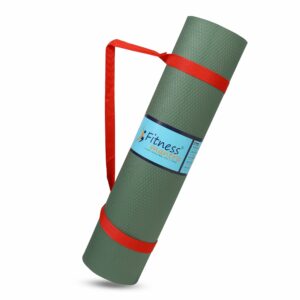 Eco-Friendly 6mm Anti-Skid Yoga Mat for Men & Women - Army Green