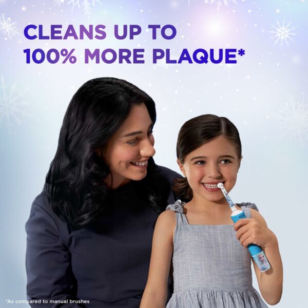 Kids Electric Toothbrush with Disney Frozen Design, 2 Modes - Image 2