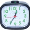 Stylish Analog Table Alarm Clock - Easy Read Design