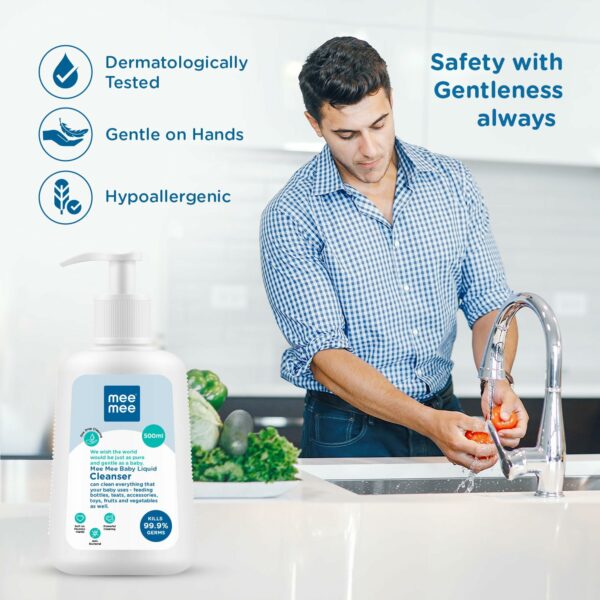 Baby Liquid Cleanser 500ml - Anti-Bacterial, No Alcohol - Image 5