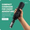 Premium 3-Fold Umbrella for Rain & Sun Protection - Portable & Windproof