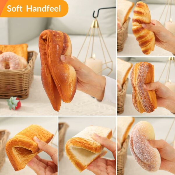 8pcs Realistic Artificial Bread Set for Home Decoration - Image 4