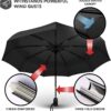 Portable Auto Travel Umbrella - Windproof, Compact & Lightweight