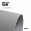 Comfortable 5mm Anti-Slip Yoga Mat for Home & Gym - Grey