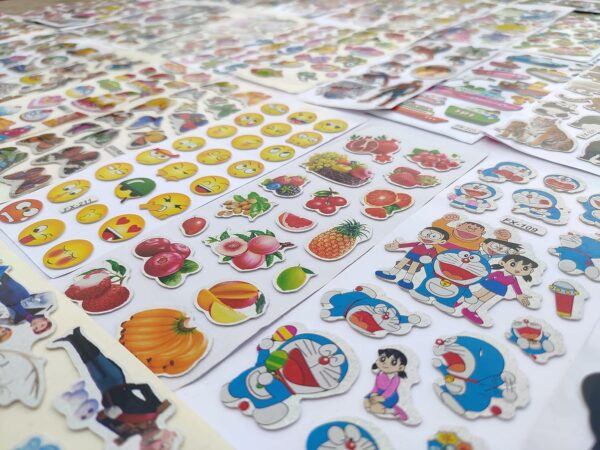 Cute 3D PVC Cartoon Stickers for Kids - 20 Sheets - Image 6