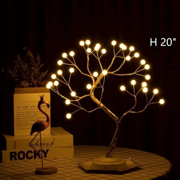 Elegant Bonsai Tree Light with 108 LED Warm White Lights - Image 4