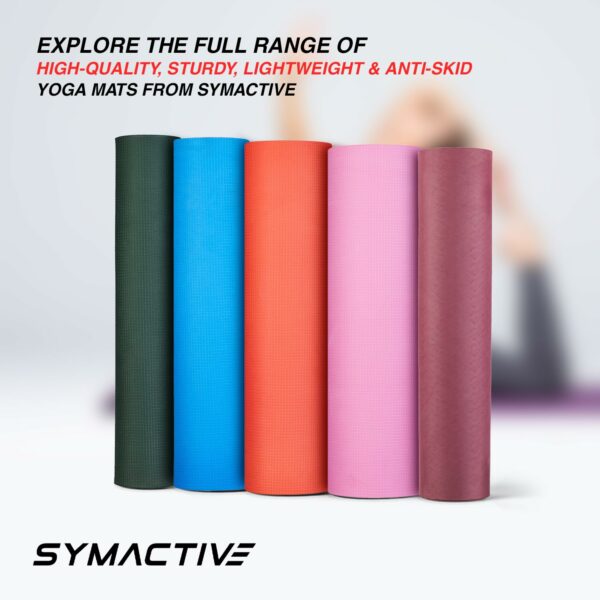 Lightweight Anti-Skid Yoga Mat with Carry Bag - 4Mm Thick - Image 5