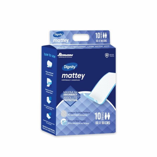 Dignity Mattey Disposable Underpads - 60x90 cm, 30 Pcs - Image 2
