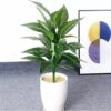 Large Tropical Monstera Artificial Plant - 76CM Green Leaves