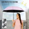 Compact 3-Fold Manual Open Umbrella - UV & Rain Protection