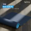 6mm TPE Yoga Mat for Comfortable Workouts - Anti-Slip & Portable