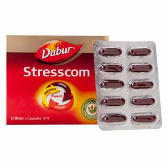 Stresscom Ashwagandha Capsules - 120 Count for Stress Relief