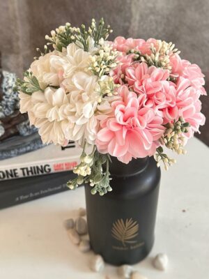 Set of 2 Multi-Color Artificial Hydrangea Flowers - 24.1 cm