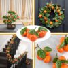 Lifelike Artificial Mini Tangerines for Home and Party Decor - 3 pcs