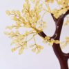 Agate Gemstone Bonsai Money Tree - 200 Beads, 8in, Home Decor