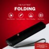 Compact Windproof Travel Umbrella - 90cm Canopy, Manual Open
