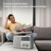 Portable Radio with MW, SW & FM Bands, 500mW Sound Output