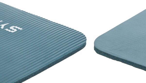 Extra Thick 13mm NBR Yoga Mat with Strap - Steel Grey - Image 3