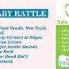 Colorful BPA-Free Rattle Set for Infants - 5 Toy Bundle