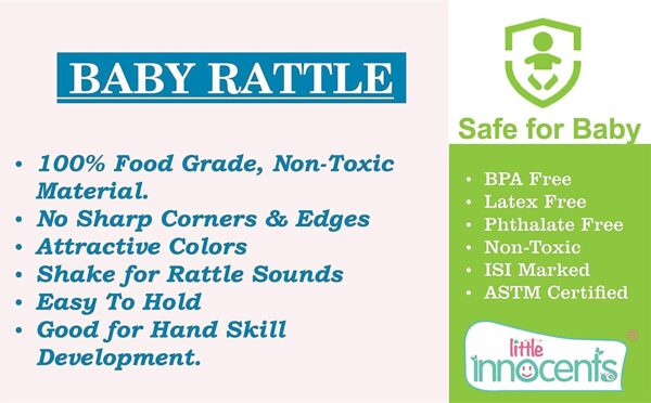 Colorful BPA-Free Rattle Set for Infants - 5 Toy Bundle - Image 4