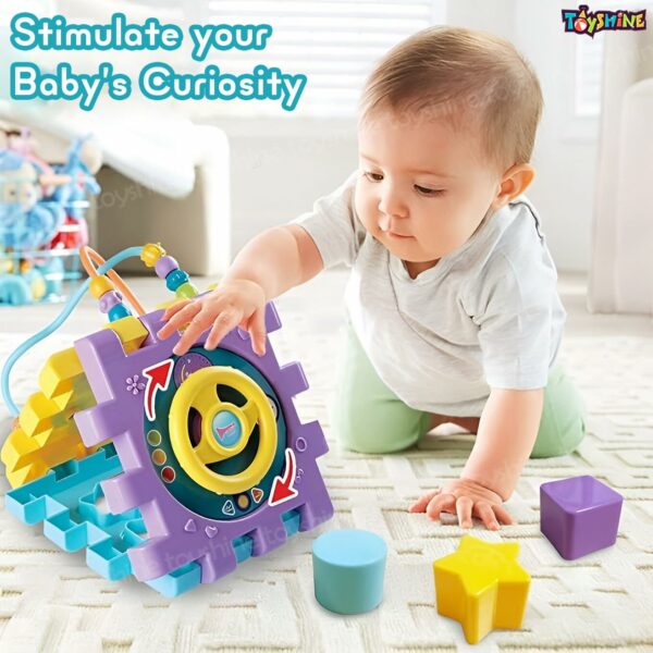 6 in 1 Educational Activity Cube for Babies 6-18 Months - Image 4