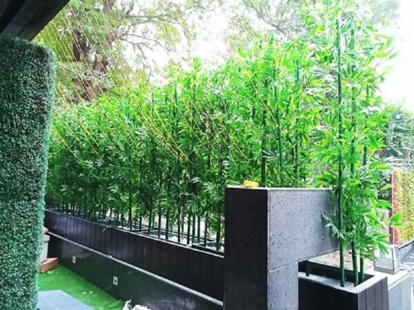 6.5 Feet Artificial Bamboo Tree for Home Decoration - 6 Pieces - Image 6