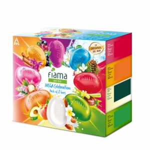 Mega Celebration Pack of 8 Gel Bathing Bars for Moisturized Skin