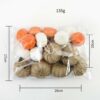 Rustic Harvest Foam Artificial Pumpkins for Halloween Decor - 22 Pcs