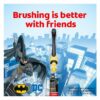 Battery Powered Batman Toothbrush for Kids Age 3+, Extra Soft Bristles