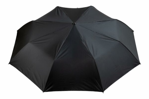 Folding Black Umbrella - 40 Inch UV Protective, 3 Fold - Image 3