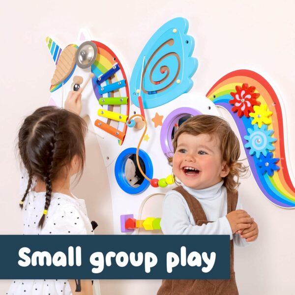 Unicorn Montessori Activity Wall Panel Toy for Kids - Image 4