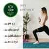 6mm TPE Alignment Yoga Mat with Strap - Anti-Slip, Durable, 24x72 inch