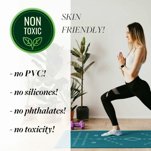 6mm TPE Alignment Yoga Mat with Strap - Anti-Slip, Durable, 24x72 inch - Image 6