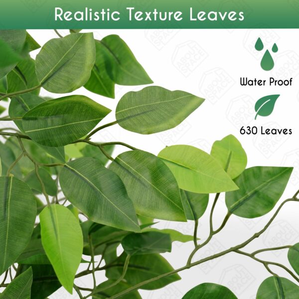 4 ft Ficus Tree - Lifelike Artificial Plant for Home Decor - Image 2