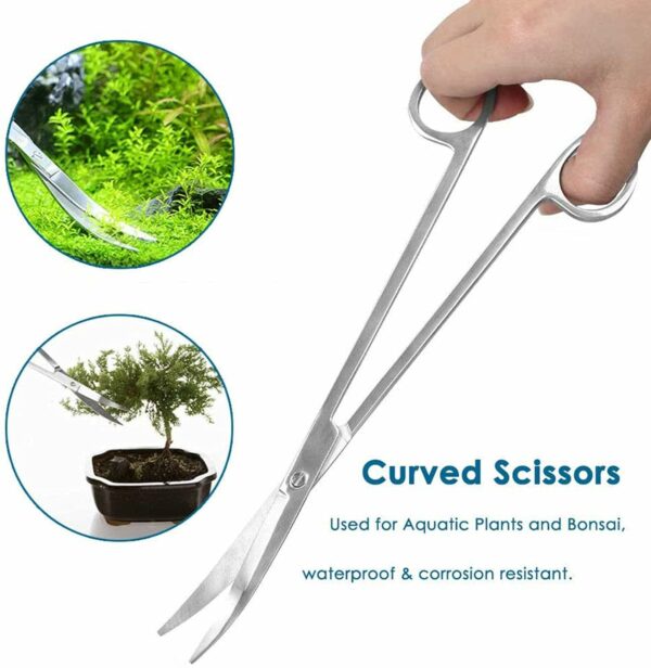 7 in 1 Stainless Steel Aquarium Plant Tools Kit - Rust Resistant - Image 2