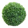 Artificial Eucalyptus Boxwood Topiary Grass Balls - Set of 2, 23 cm