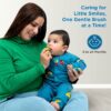 Silicone Baby Finger Toothbrush with Carry Case - BPA-Free