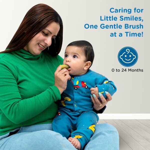 Silicone Baby Finger Toothbrush with Carry Case - BPA-Free - Image 2