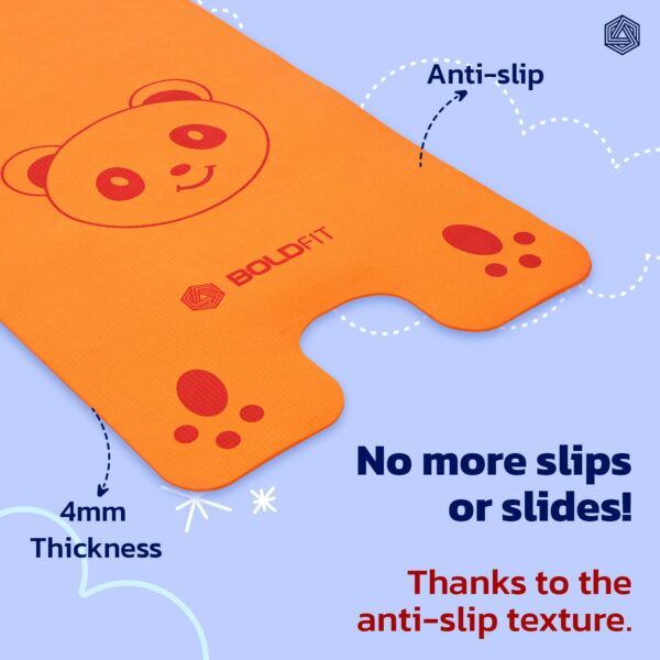 EVA Yoga Mat for Kids - Anti Slip & Durable 4mm Workout Mat - Image 5