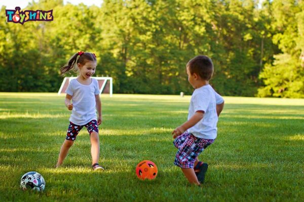 Synthetic Leather Soccer Ball for Kids 4-8 Years - Size 3 - Image 4