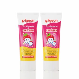 Strawberry Toothpaste for Kids - Gentle & Fluoride-Free (45g, Pack of 2)
