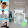Portable Mini AC Cooler with LED Light and Timer