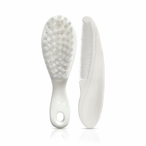 Elegant Baby Comb & Brush Set for Infants - Soft Bristles & Non-Toxic