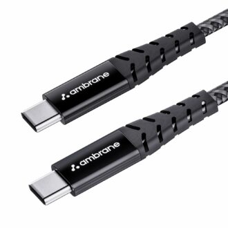 60W Fast Charging 1.5M Braided Type C to Type C Cable