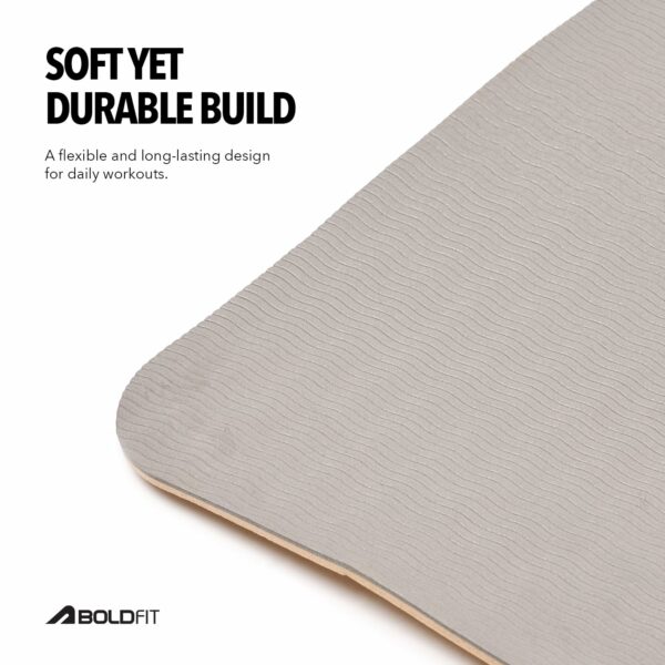 Comfortable 6mm Yoga Mat for Men & Women - Anti-Slip, Durable - Image 5
