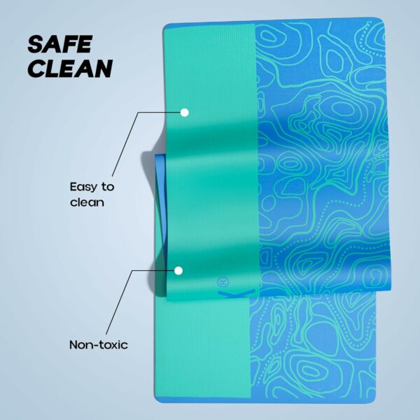 Premium 8mm TPE Yoga Mat with Carry Bag - Eco-Friendly & Anti-Slip - Image 3
