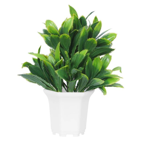 Artificial Flower Plants in Cute Hexa Pots - Pack of 8 - Image 4