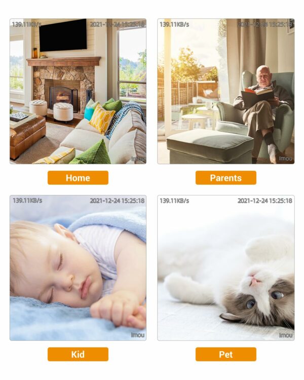 Smart Baby Monitor 1080P HD Camera with Night Vision & Alexa - Image 6