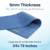 Extra Thick Non-Slip Yoga Mat with Eco-Friendly TPE Material